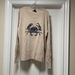 J. Crew Crab Linen Sweater